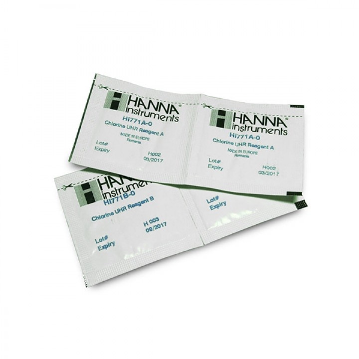 HI771-25 Reagents for Total Chlorine UHR, 25 Tests