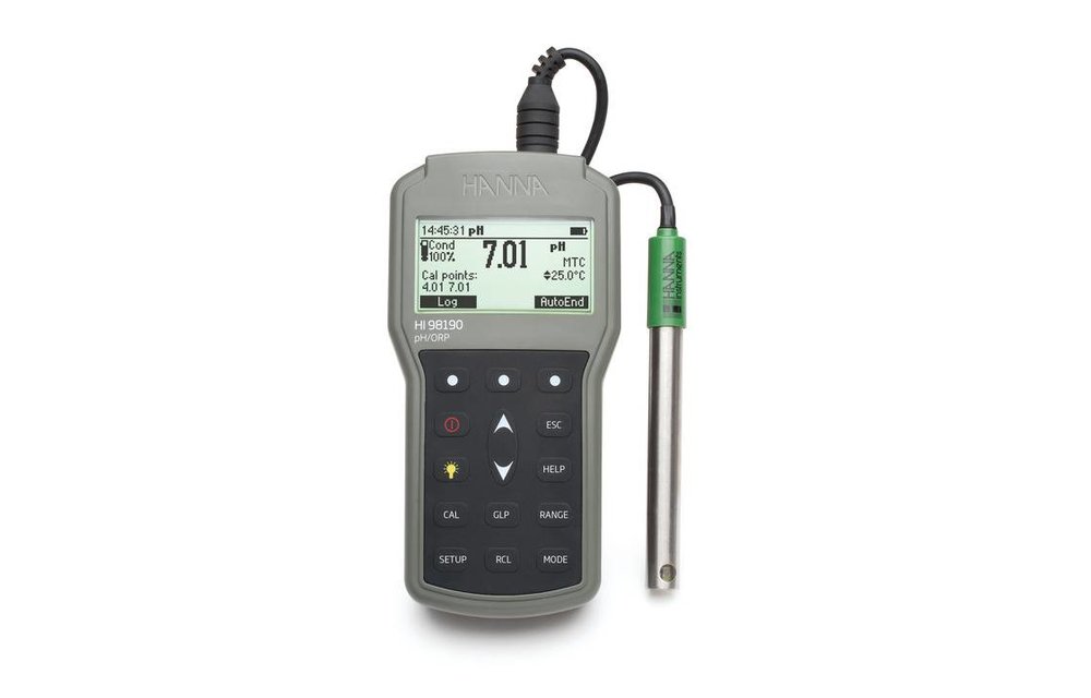HI98190 Waterproof Portable Meter for pH/ mV/ORP/°C