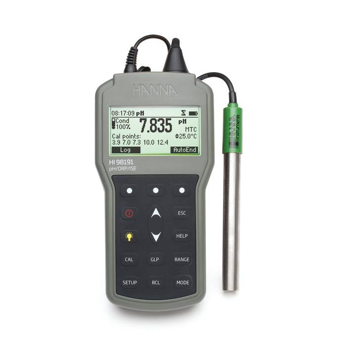 HI98191 Waterbestendige Draagbare pH/mV/ISE Meter