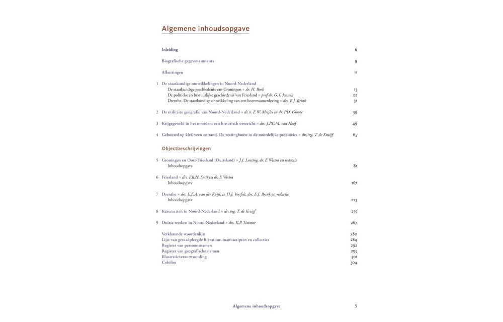 Atlas van historische verdedigingswerken in Nederland - Groningen, Friesland, Drenthe