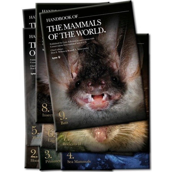 Handbook of the Mammals of the World, Volumes 1 to 9