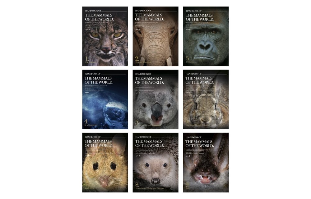 Handbook of the Mammals of the World, Volumes 1 to 9