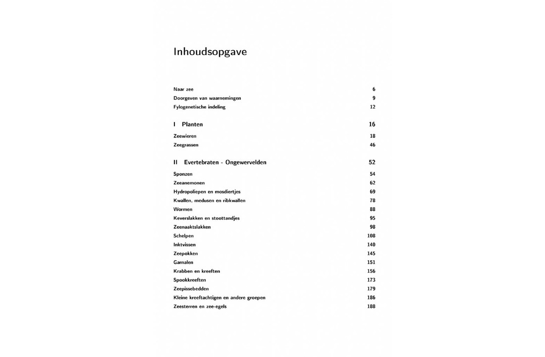Zeeboek - Determinatietabellen voor de flora en fauna van de Nederlandse kust