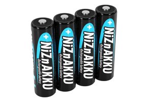 Ansmann NiZn Oplaadbare Batterijen 2500mWh AA 4-Pack