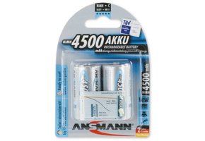 Ansmann NiMH Premium maxE 4500mAh C - 2 pack
