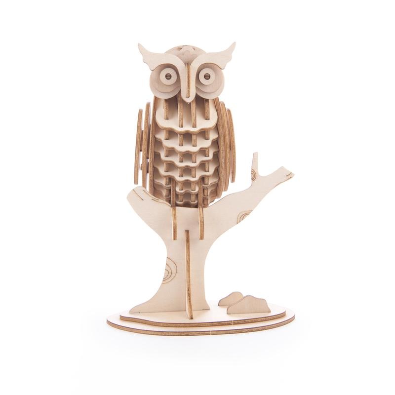 3D Holzpuzzle Eule