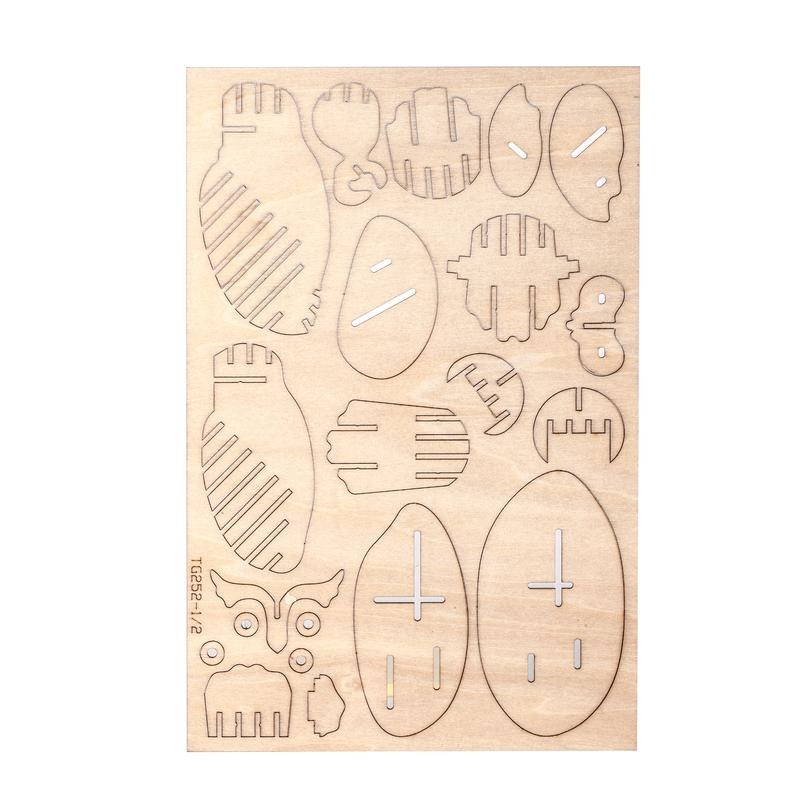 3D Holzpuzzle Eule