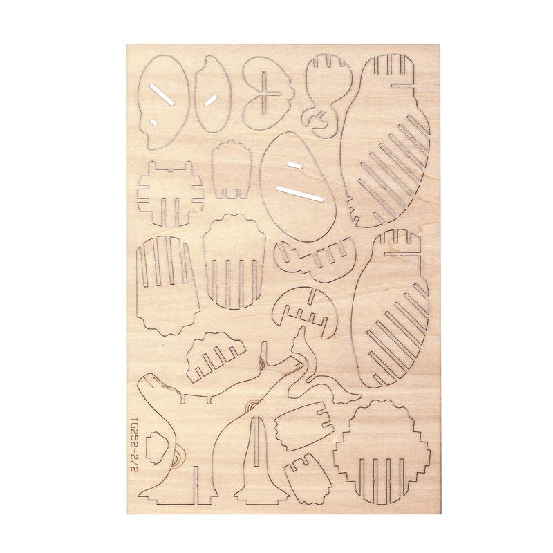 3D Holzpuzzle Eule