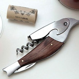 Kikkerland Spatz Holzkorkenzieher