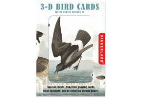 Kikkerland Bird Playing Cards 3D