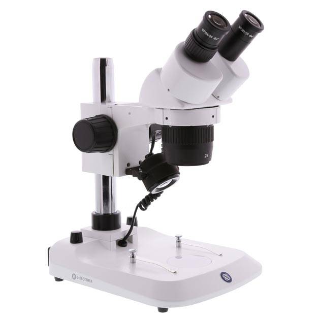 StereoBlue Binoculaire Stereomicroscoop 20x/40x, Kolomstatief