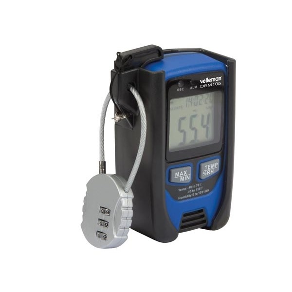 Datalogger voor Temperatuur en Vochtigheidsgraad met USB-ingang