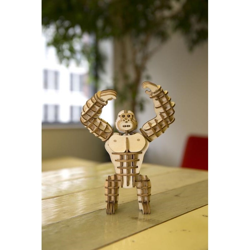 3D Holzpuzzle Gorilla