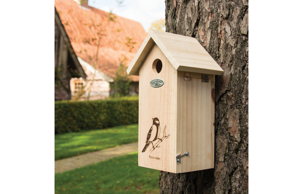 Nest box Great tit silhouette