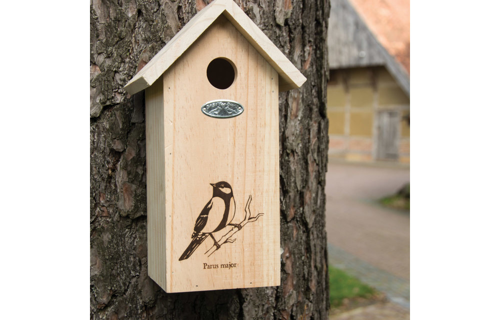 Nest box Great tit silhouette