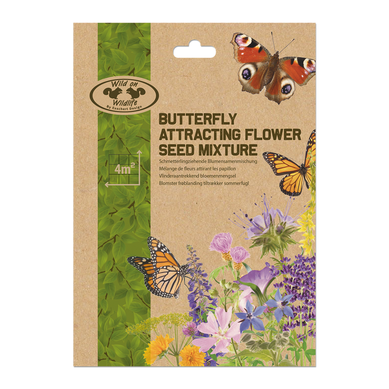 Butterfly-attracting flower mixture