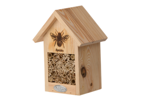 Bienenhaus mit Silhouette