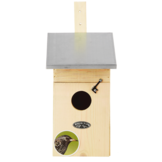 Wooden starling nest box