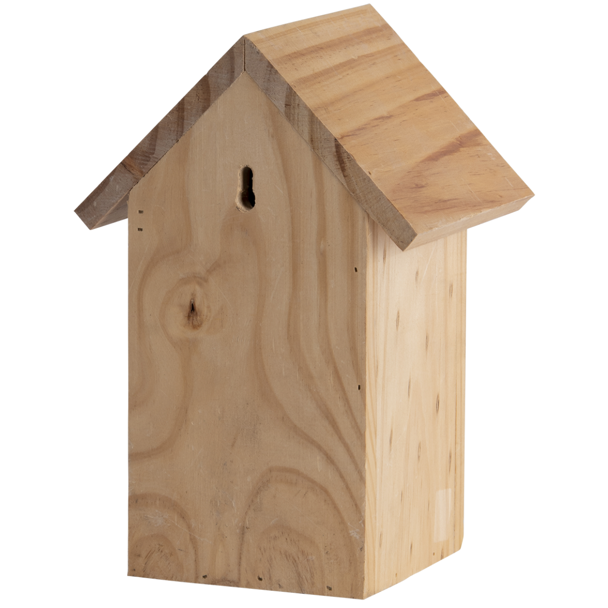 Blue tit nest box silhouette