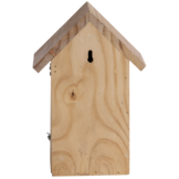 Blue tit nest box silhouette