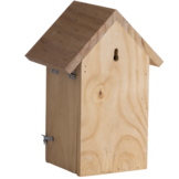 Blue tit nest box silhouette