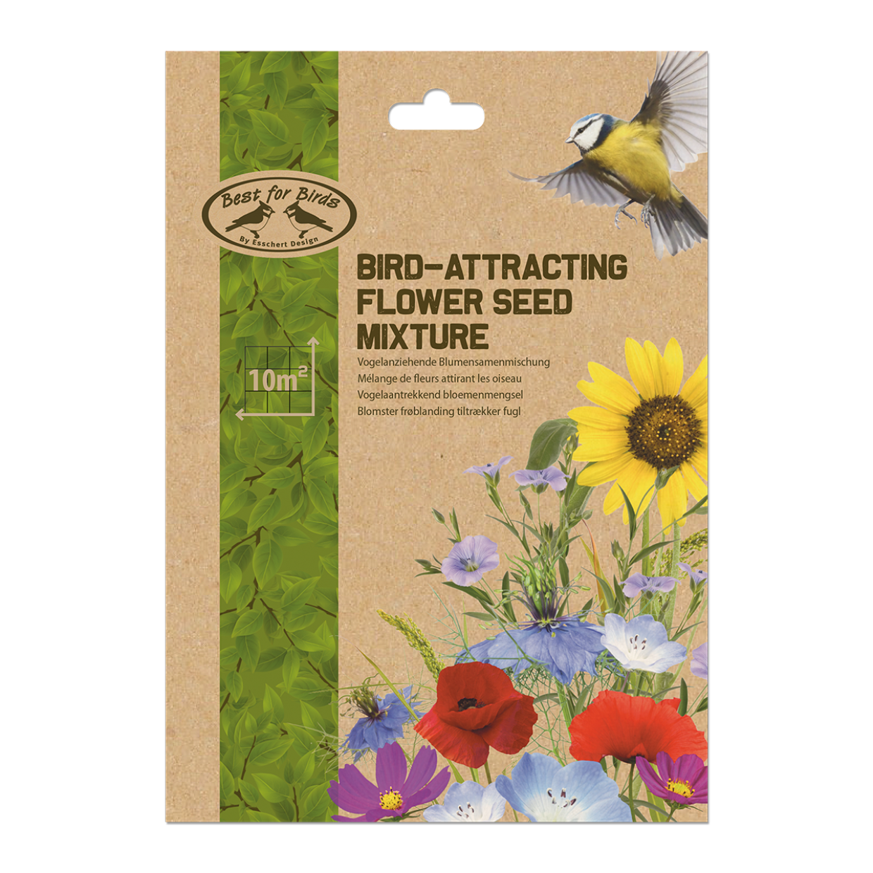 Blumenmischung zum Anlocken von Vögeln