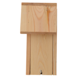 Schmetterlinghaus mit Silhouette