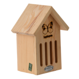 Schmetterlinghaus mit Silhouette