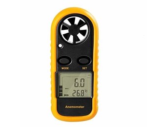 Windmeter met Thermometer