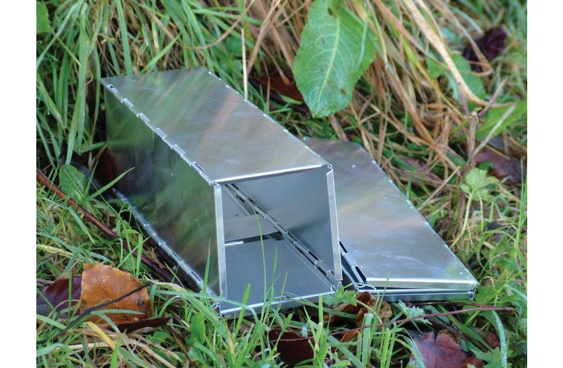 Sherman Foldable Mammal Trap Large Aluminium Heavy Duty 75x90x230mm