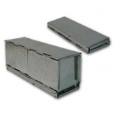 Sherman Opvouwbare Zoogdierval Klein Verzinkt 50x65x165mm