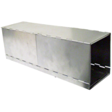 Sherman Opvouwbare Zoogdierval XL Aluminium/Verzinkt Lang 10,16 cm x 11,43 cm x 38,1 cm