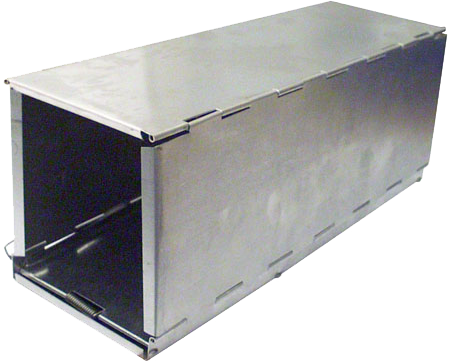 Sherman Foldable Mammal Trap Large Aluminium/Galvanised 75x90x230mm