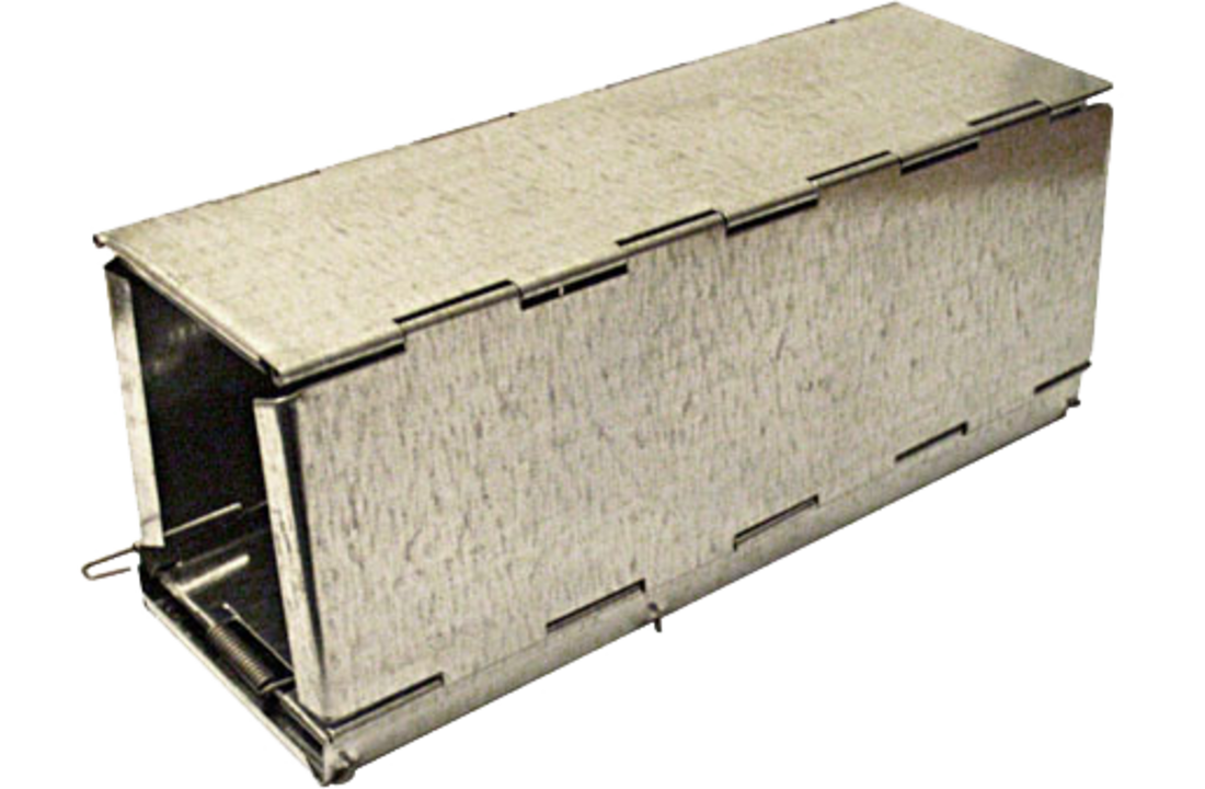 Sherman Foldable Mammal Trap Small Galvanised 50x65x165mm