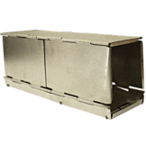 Sherman Foldable Mammal Trap Small Aluminium 50x65x165mm