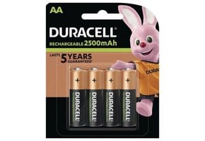 Duracell Rechargeable Batterijen 2500mAh AA - 4 stuks