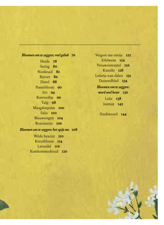 Floriografie - Wat bloemen ons vertellen