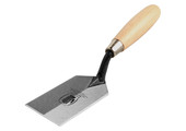 Wooden Margin Trowel 5x2'', Sharpened Blade