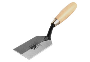 Wooden Margin Trowel 5x2'', Sharpened Blade