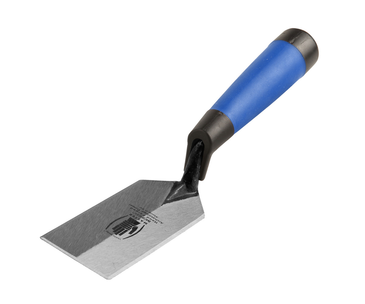 Zachte Grip "Margin" Troffel 5x2'', Geslepen Lemmet