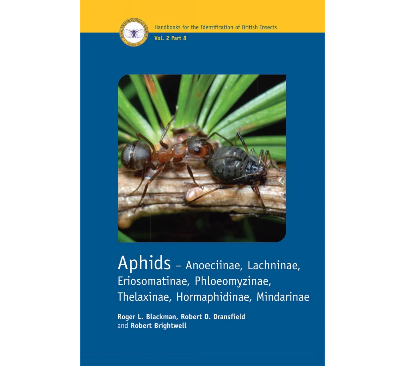 RES Handbook, Volume 2, Part 8: Aphids - Anoeciinae, Lachninae, Eriosomatinae, Phloeomyzinae, Thelaxinae, Hormaphidinae, Mindarinae