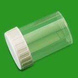 60 ml jar PP with screw cap - White