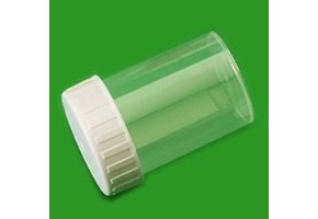 60 ml jar PP with screw cap - White