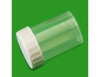 60ml Sammeltopf mit Schraubverschluss - weiß