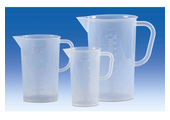Maatkan PP met handgreep en tuit 100/250/1000ml