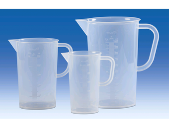 Maatkan PP met handgreep en tuit 100/250/1000ml