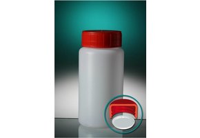 Pot HDPE Rond met schroefdop en inlegstop 250ml