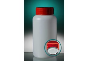 Pot HDPE Rond met schroefdop en inlegstop 500ml