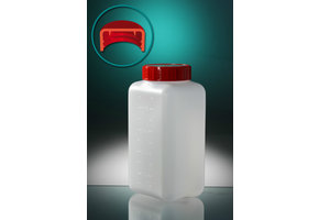 Pot HDPE Vierkant met schroefdop 1000ml
