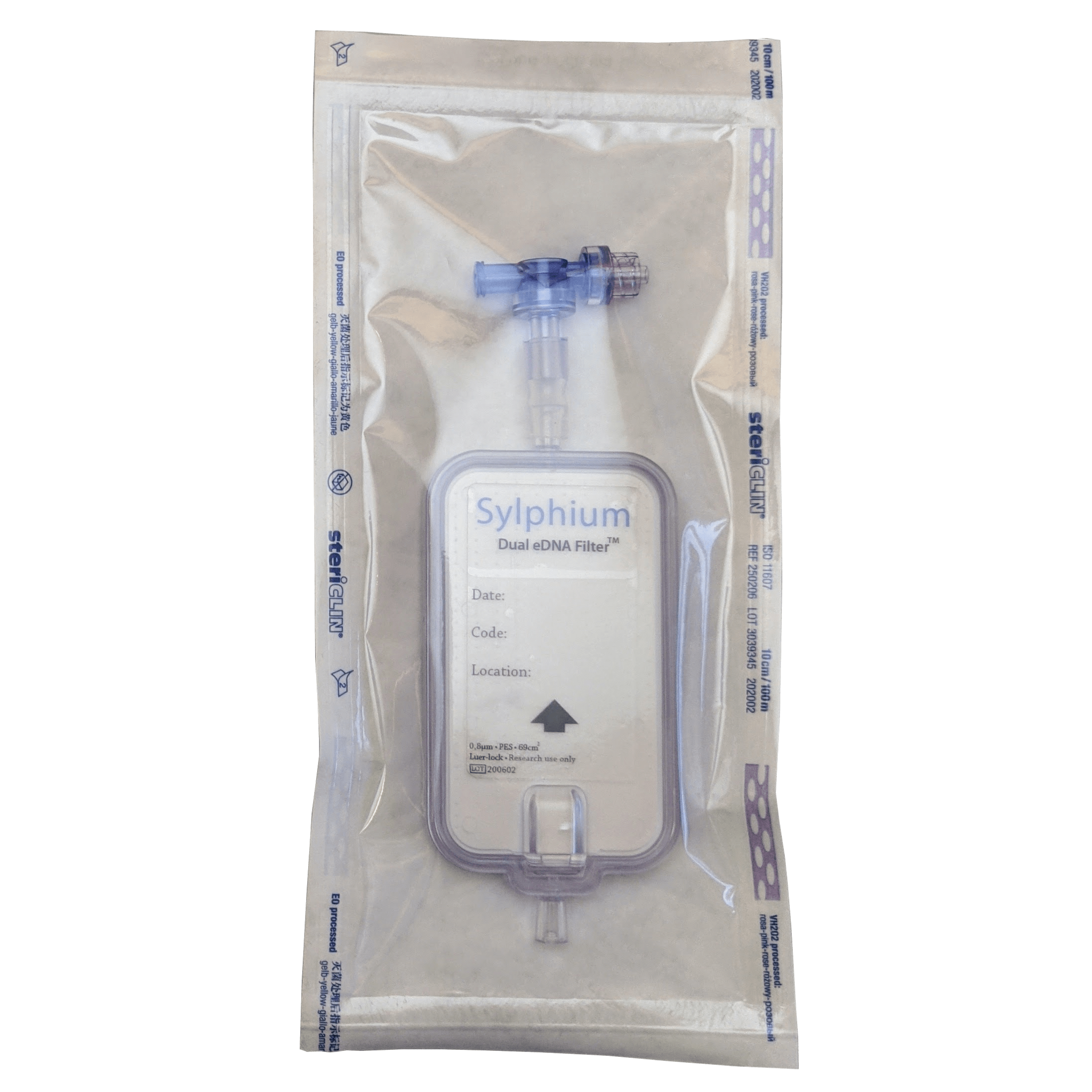 eDNA Dual Filter Capsule mit Valve Connector (20x)